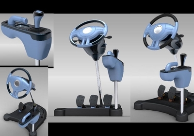 可以學車還可以用來玩游戲的模擬駕駛器_辦公、文教_世界工廠網中國產品信息庫